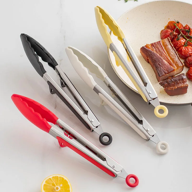 Kitchen Gadgets Under $10 - Penjepit makanan silikon 10 inci, klip