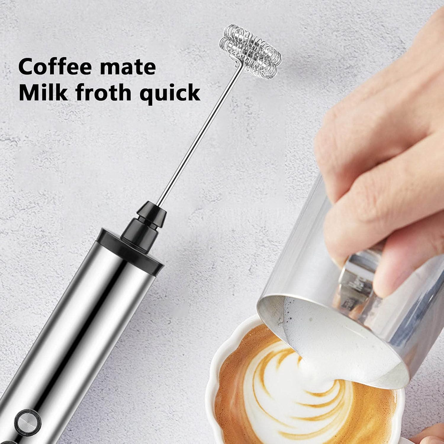 Kitchen Gadgets Best - Pengaduk Susu Elektrik Genggam 3 in