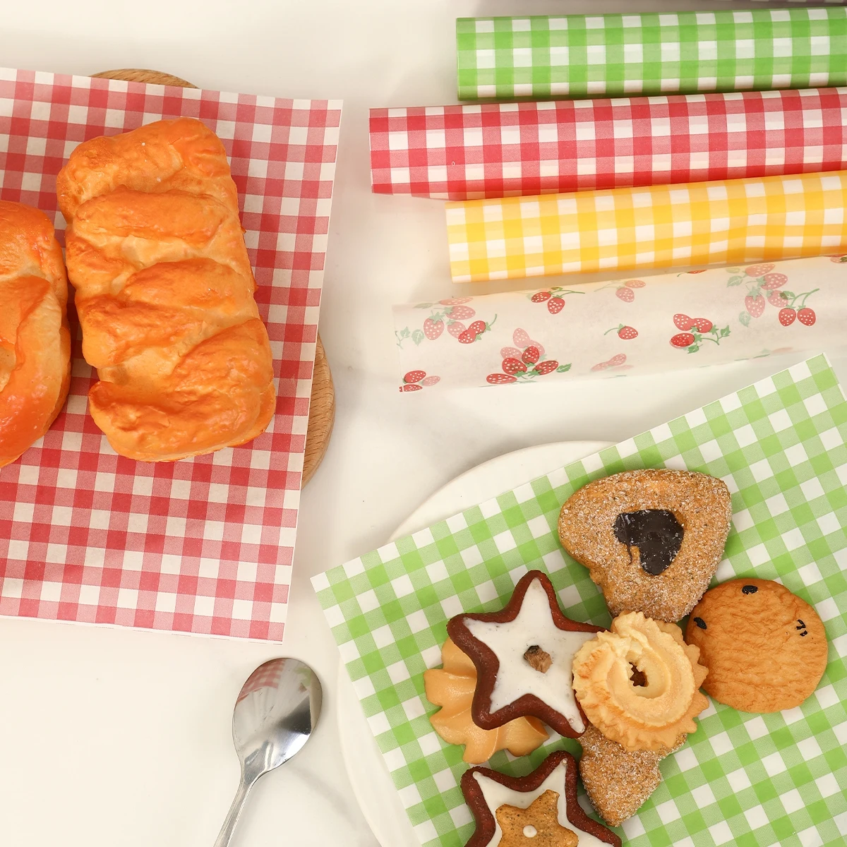 Kitchen Gadgets Gift - 50 buah kertas pembungkus tahan minyak