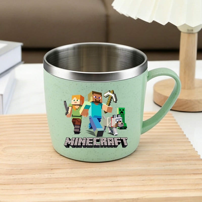 Kitchen Gadgets Gift - Cangkir Air Stainless Steel Minecrafted, Mug