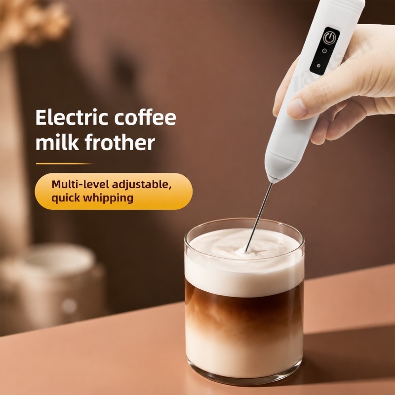 Quirky Kitchen Gadgets - Pengaduk Busa Susu Kopi Elektrik, Pengocok