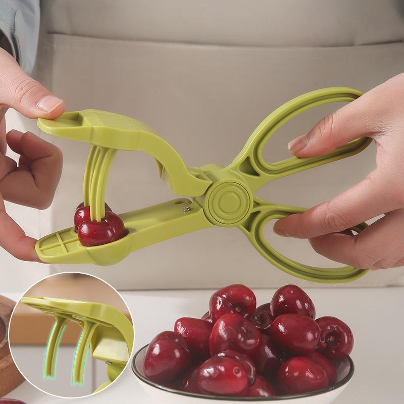 Cherry Pitter Tool - Penghilang Biji Ceri dengan Pegangan Ergonomis,