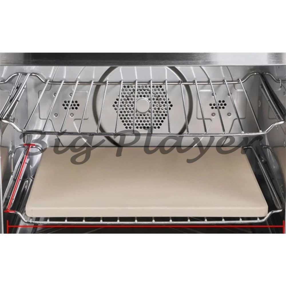 Pizza Stone Baking - Batu Pizza Cordierite Food Grade -