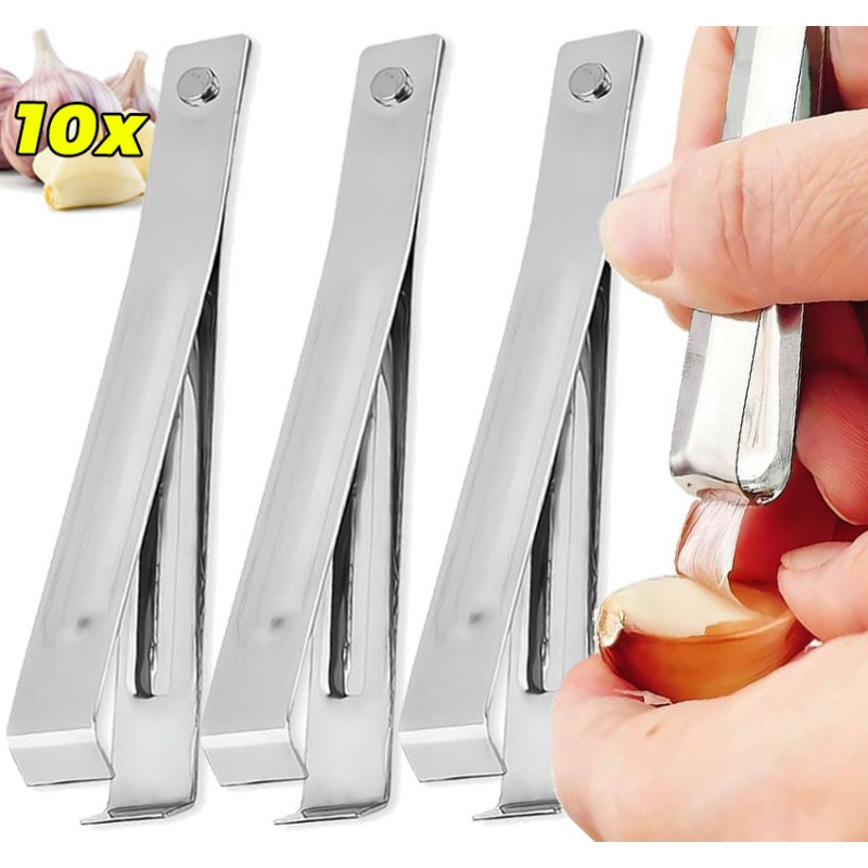 Kitchen Gadgets Under $10 - 10/1 Buah Pengupas Bawang Putih Baja