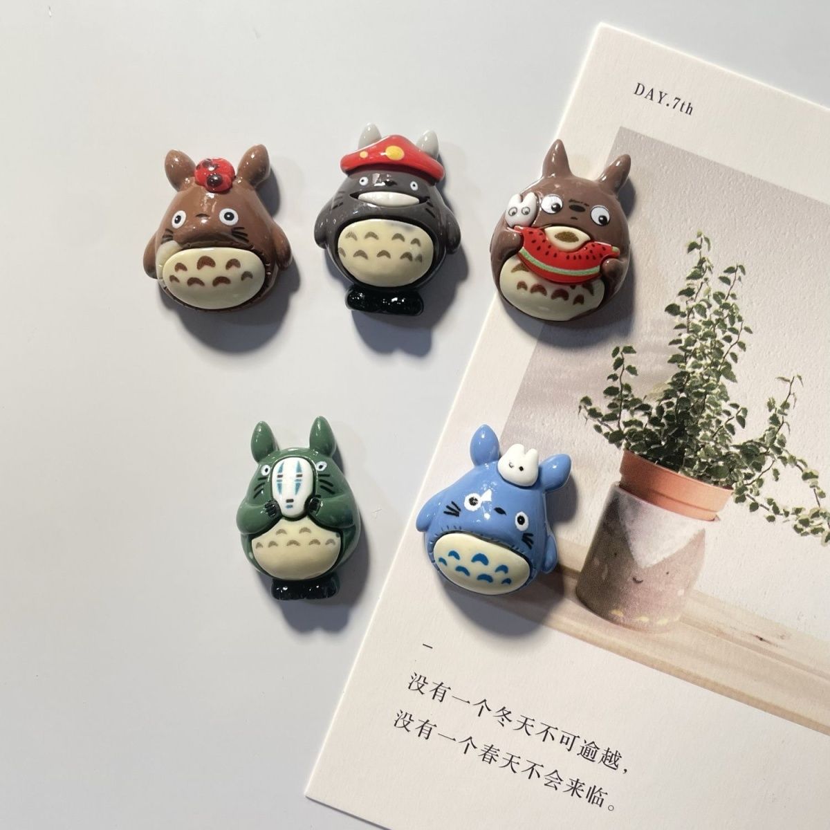 Kitchen Gadgets Best - Magnet Kulkas Resin Anime Totoro, Stiker