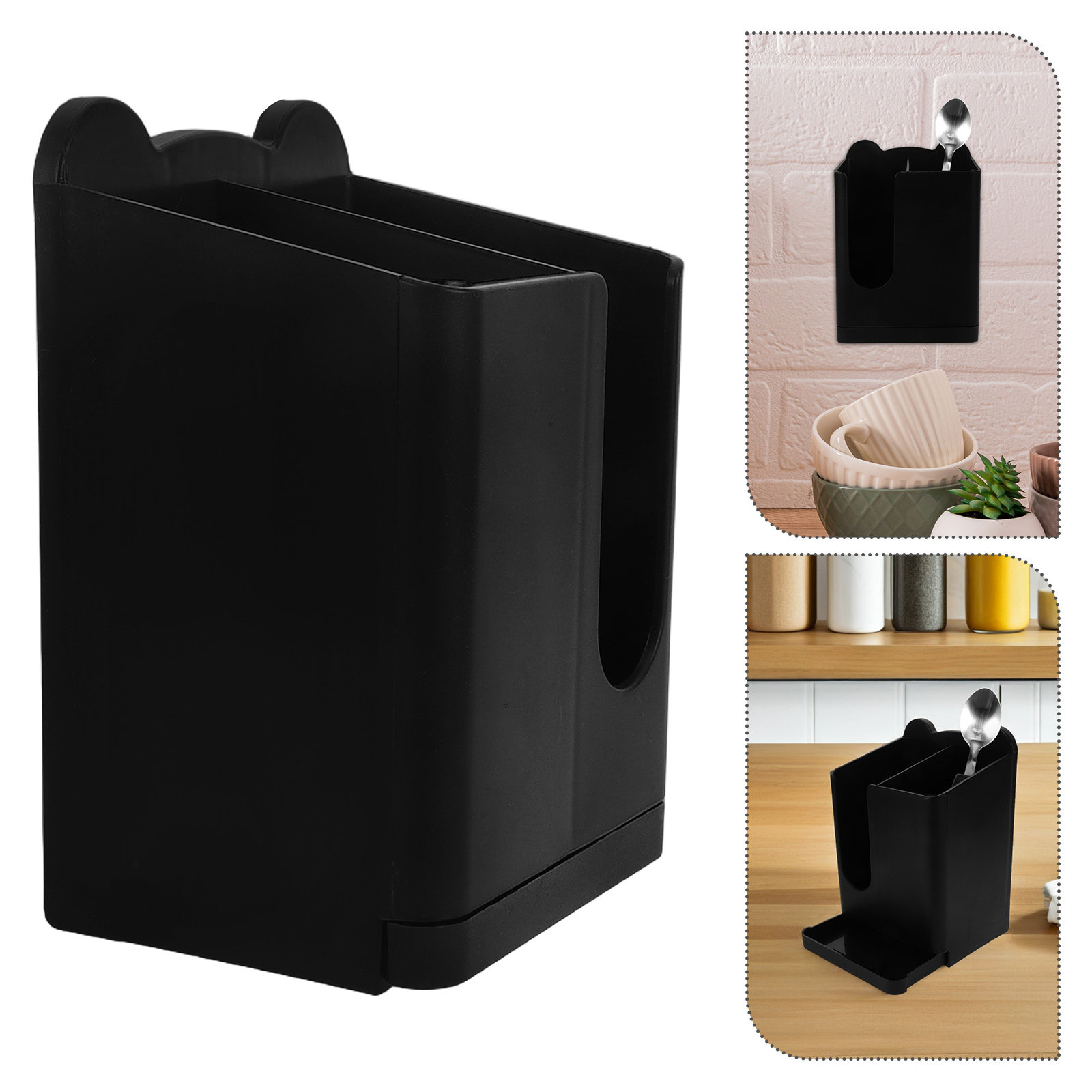 Kitchen Utensil Holder - 2Pcs Tempat Penyimpanan Sumpit dan Sendok