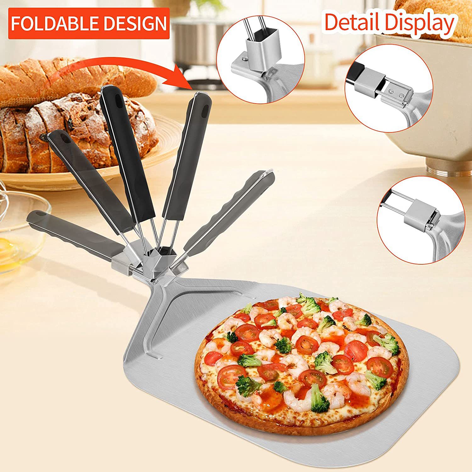 WSFS! Kupas Pizza Aluminium Li - Pizza Stone Baking ulasan dan harga