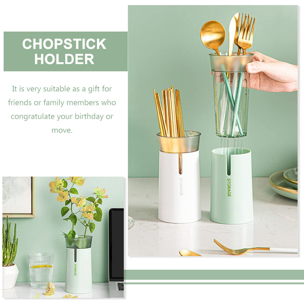 Tempat Penyimpanan Sumpit Dua  - Kitchen Utensil Holder ulasan dan harga