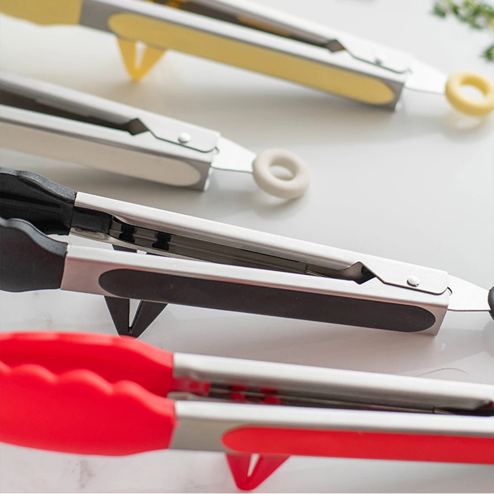 Penjepit makanan silikon 10 in - Kitchen Gadgets Under $10 ulasan dan harga