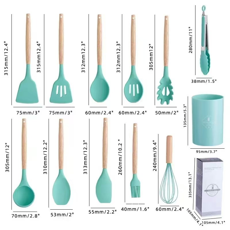 12 Buah Set Peralatan Masak Si - Kitchen Gadgets Under $10 ulasan dan harga