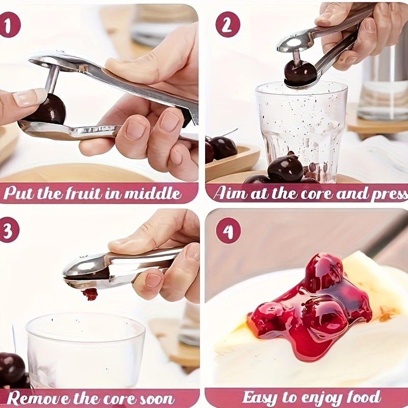 Penghilang Biji Ceri, Jujube,  - Cherry Pitter Tool ulasan dan harga