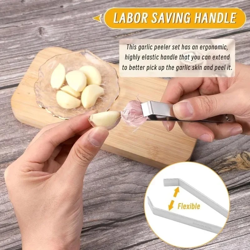 10/1 Buah Pengupas Bawang Puti - Kitchen Gadgets Under $10 ulasan dan harga